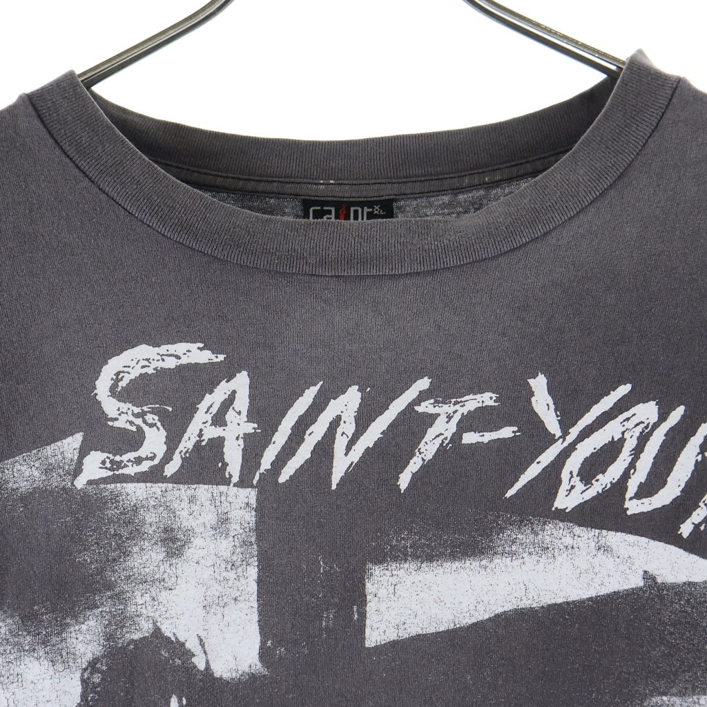 SAINT MICHAEL(セントマイケル) 22SS SS TEE MX6 グラフィックプリント 半袖Tシャツカットソー グレー SM-S22-0000-004