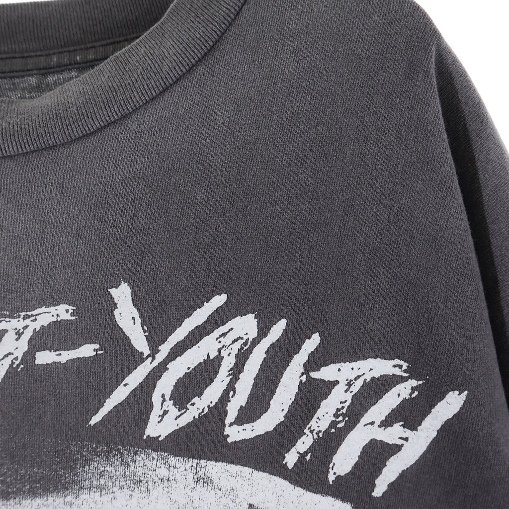 SAINT MICHAEL(セントマイケル) 22SS SS TEE MX6 グラフィックプリント 半袖Tシャツカットソー グレー SM-S22-0000-004