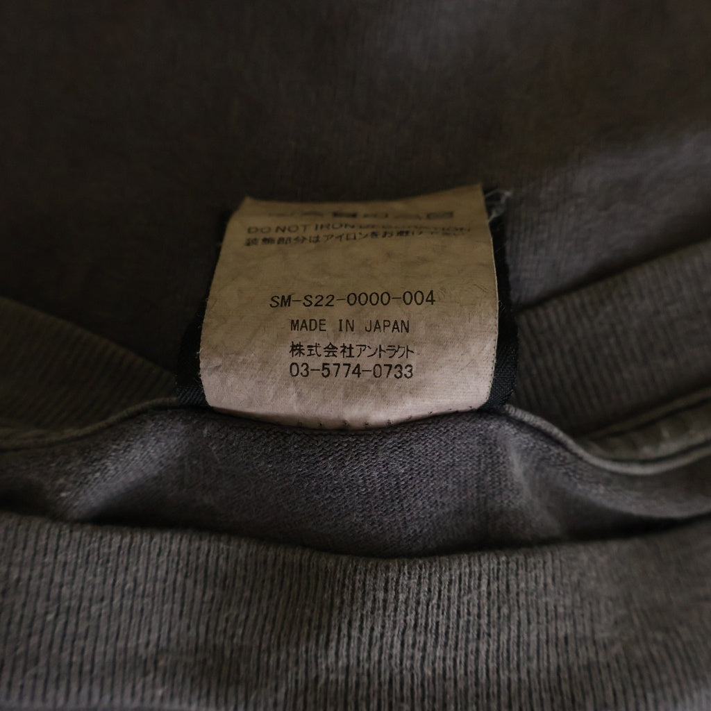 SAINT MICHAEL(セントマイケル) 22SS SS TEE MX6 グラフィックプリント 半袖Tシャツカットソー グレー SM-S22-0000-004