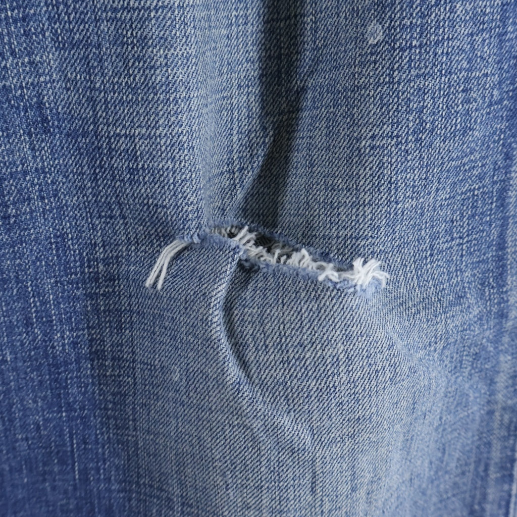 Levi's(リーバイス) 501 ボタン裏359刻印 フィリピン製 ダメージデニムパンツ ジーンズ インディゴ 03501-01