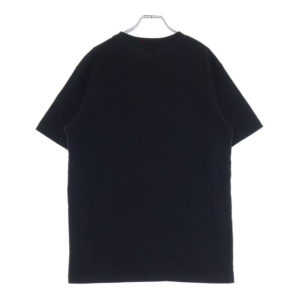 DIOR(ディオール) 20SS ×Shawn Stussy フロントロゴ刺繍半袖カットソー 半袖Tシャツ 033J625I0554 ブラック