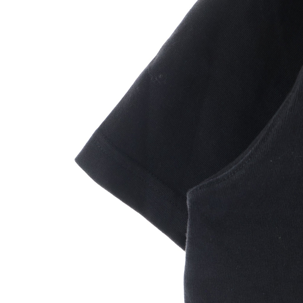 DIOR(ディオール) 20SS ×Shawn Stussy フロントロゴ刺繍半袖カットソー 半袖Tシャツ 033J625I0554 ブラック