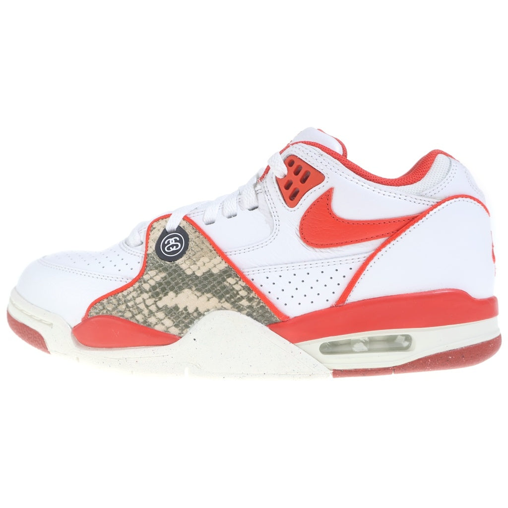 NIKE(ナイキ) ×STUSSY AIR FLIGHT 89 LOW SP FD6475-101 ステューシー エアフライト89 ローカットスニーカー US10/28.0cm ホワイト/レッド
