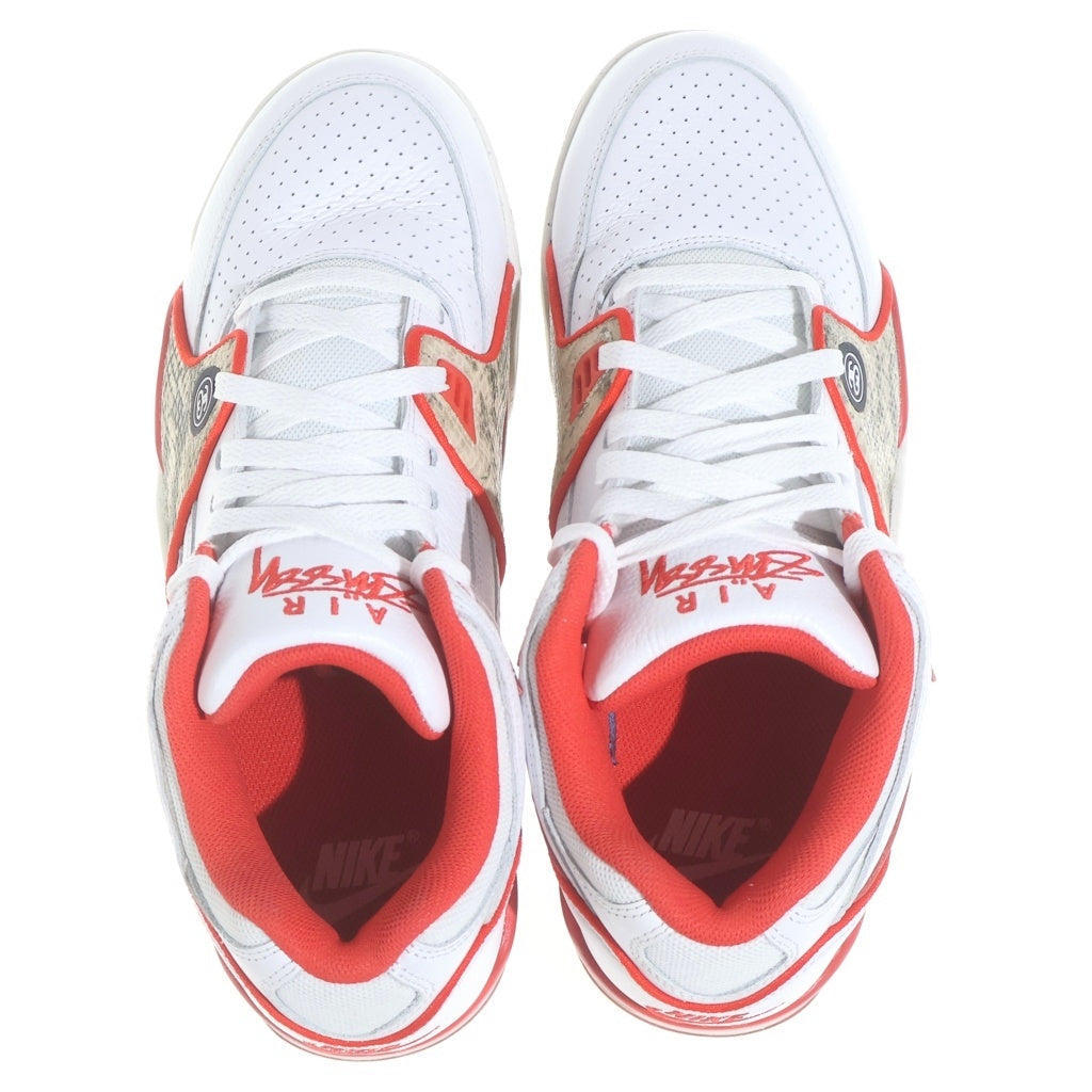NIKE(ナイキ) ×STUSSY AIR FLIGHT 89 LOW SP FD6475-101 ステューシー エアフライト89 ローカットスニーカー US10/28.0cm ホワイト/レッド
