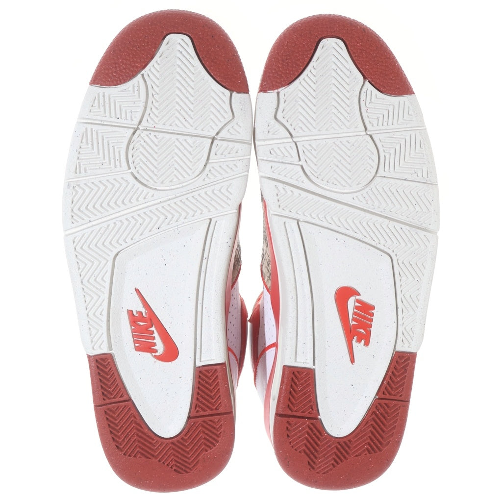 NIKE(ナイキ) ×STUSSY AIR FLIGHT 89 LOW SP FD6475-101 ステューシー エアフライト89 ローカットスニーカー US10/28.0cm ホワイト/レッド