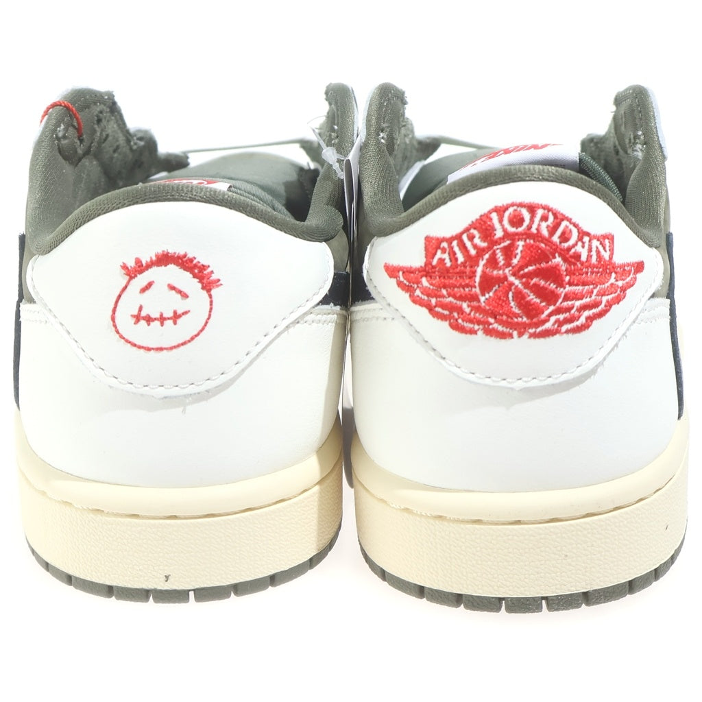 NIKE(ナイキ) ×TRAVIS SCOTT AIR JORDAN 1 LOW OG DM7866-200 トラヴィススコット エアジョーダン 1 リバース オリーブ ローカットスニーカー US8/26.0cm