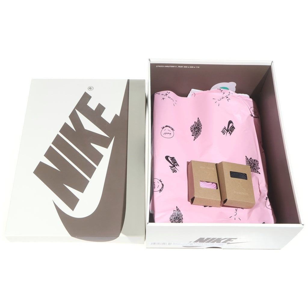 NIKE(ナイキ) ×TRAVIS SCOTT AIR JORDAN 1 LOW OG DM7866-200 トラヴィススコット エアジョーダン 1 リバース オリーブ ローカットスニーカー US8/26.0cm