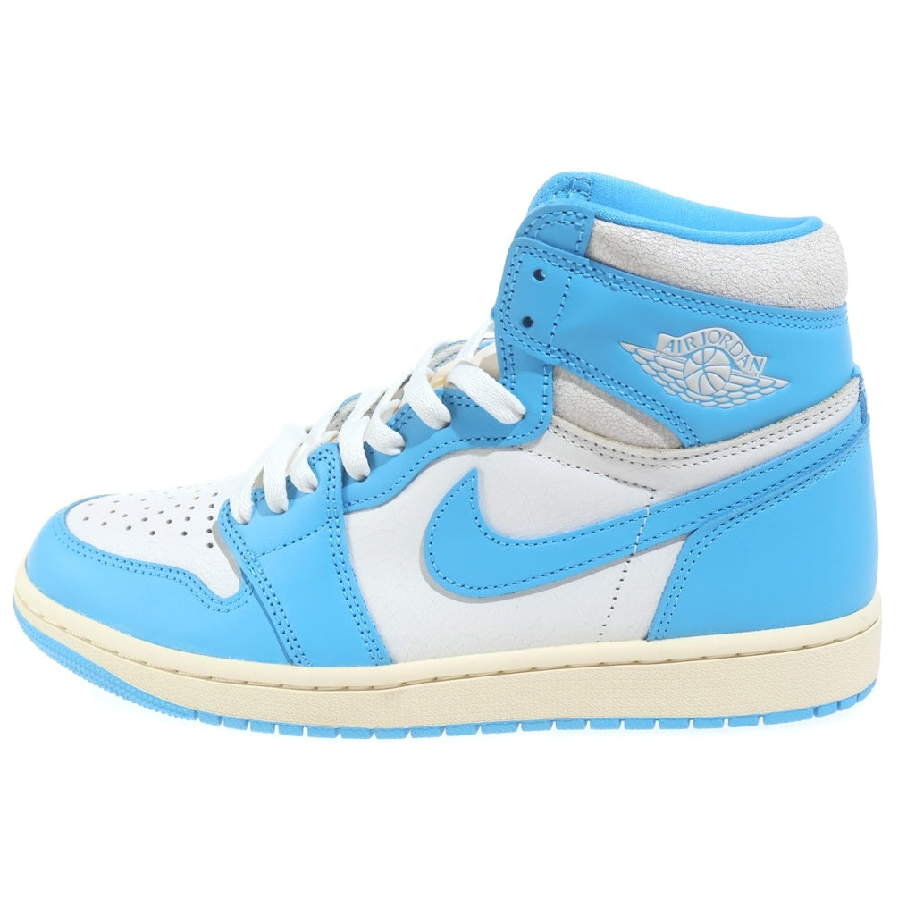 NIKE(ナイキ) AIR JORDAN 1 RETRO HIGH OG UNC REIMAGINED DZ5485-402 エアジョーダン1 レトロ UNC リイマジンド ハイカットスニーカー ライトブルー/ホワイト US9/27cm