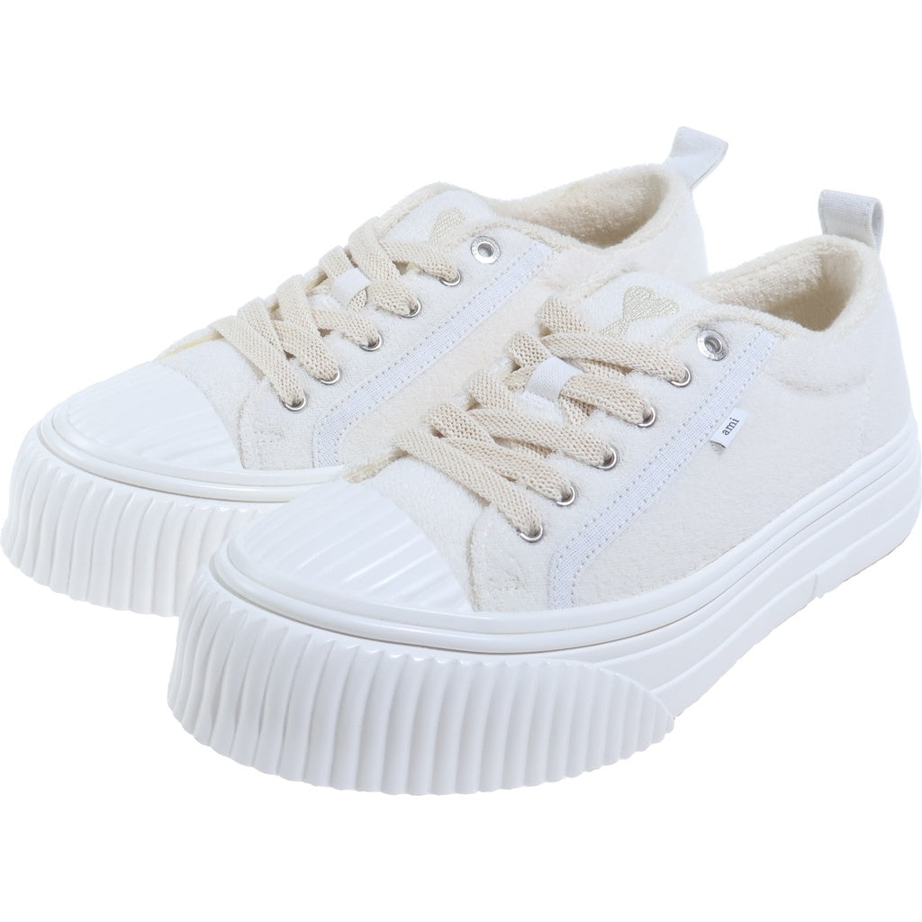 AMI Alexandre Mattiussi(アミアレクサンドルマテュッシ) LOW TOP AMI 1980 SNK USN008.AW0005 ローカットスニーカー ベージュ