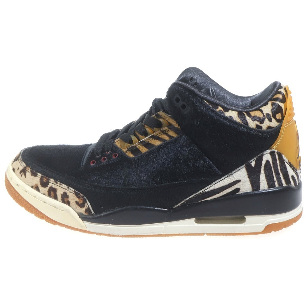 NIKE(ナイキ) AIR JORDAN 3 RETRO SE CK4344-002 Animal Instinct/Safari エアジョーダン3 スニーカー アニマルサファリ ブラック US10.5/28.5cm
