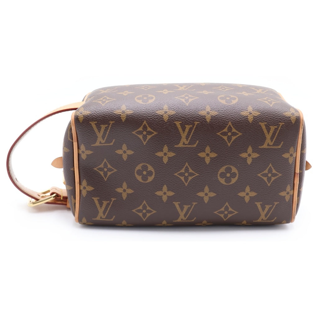 LOUIS VUITTON(ルイヴィトン) モノグラム ロッカー ドップ・キット レザー クラッチバッグ ポーチ ブラウン M83112 M83112 レディース