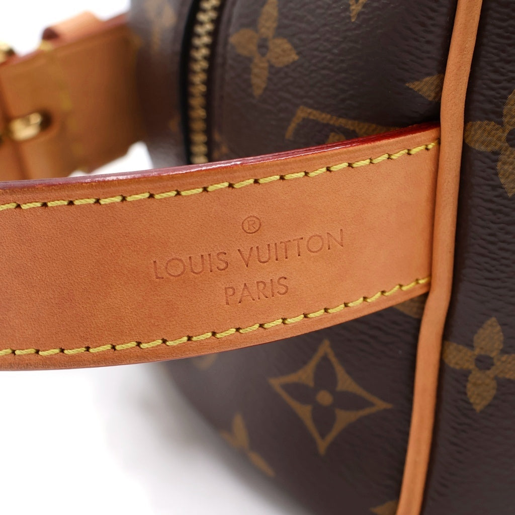 LOUIS VUITTON(ルイヴィトン) モノグラム ロッカー ドップ・キット レザー クラッチバッグ ポーチ ブラウン M83112 M83112 レディース
