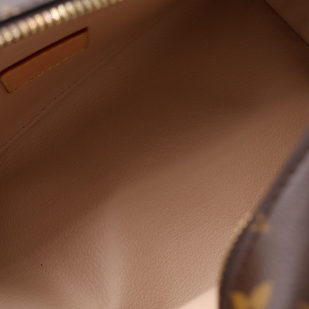 LOUIS VUITTON(ルイヴィトン) モノグラム ロッカー ドップ・キット レザー クラッチバッグ ポーチ ブラウン M83112 M83112 レディース
