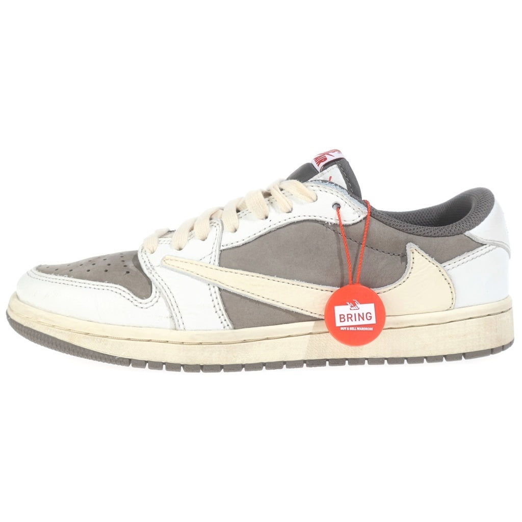 NIKE(ナイキ) ×TRAVIS SCOTT AIR JORDAN 1 LOW REVERSE MOCHA DM7866-162 トラヴィススコット エアジョーダン1 リバースモカ ローカットスニーカー US8/26.0cm