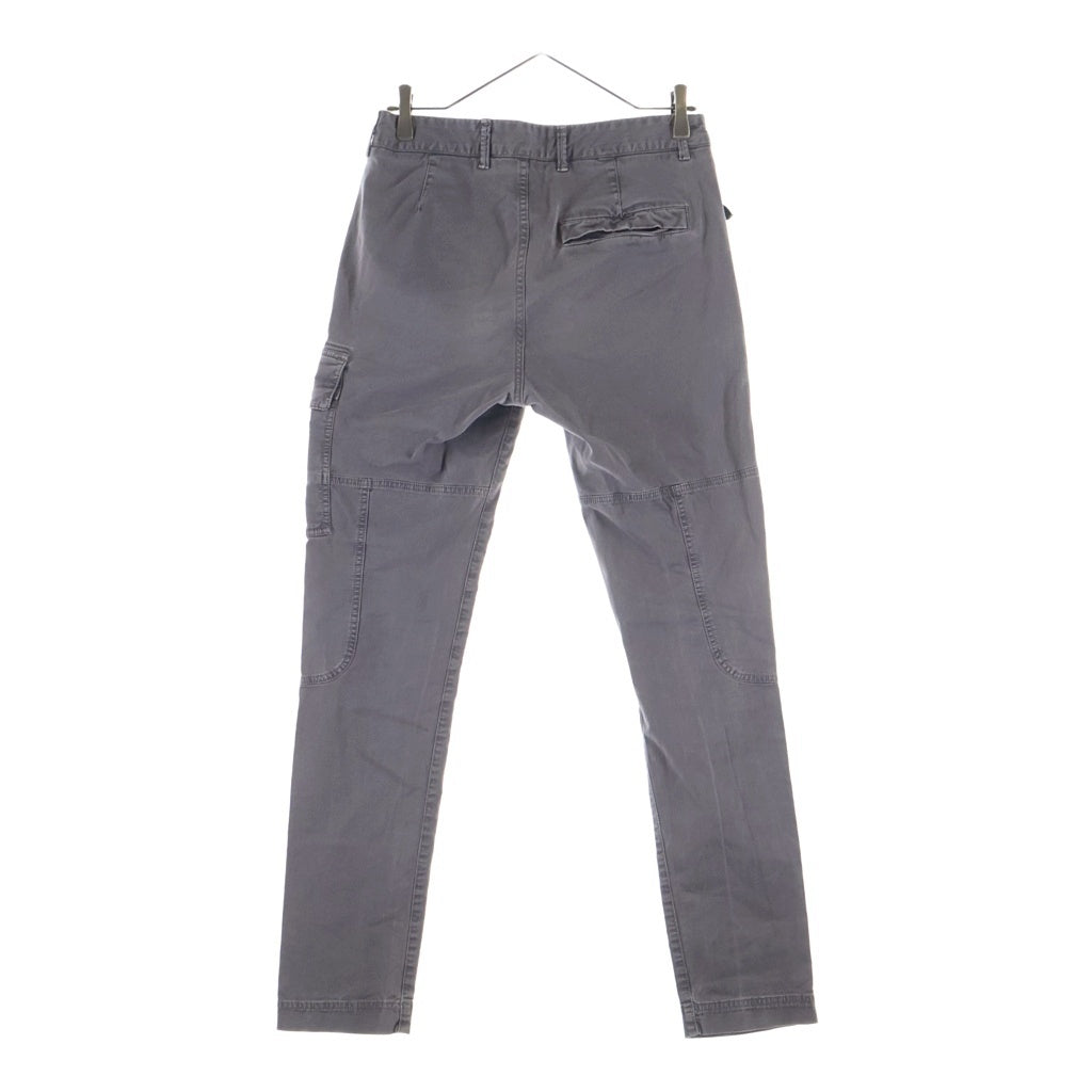 STONE ISLAND(ストーンアイランド) Straight-Leg Cargo Trousers ロゴワッペン カーゴパンツ パープル 741530504 741530504