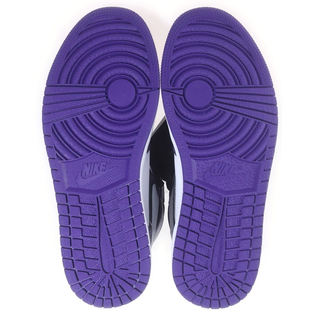 NIKE(ナイキ) AIR JORDAN 1 RETRO HIGH OG COURT PURPLE 555088-500 エアジョーダン1 レトロ コートパープル ハイカットスニーカー ホワイト/パープル US8.5/26.5cm