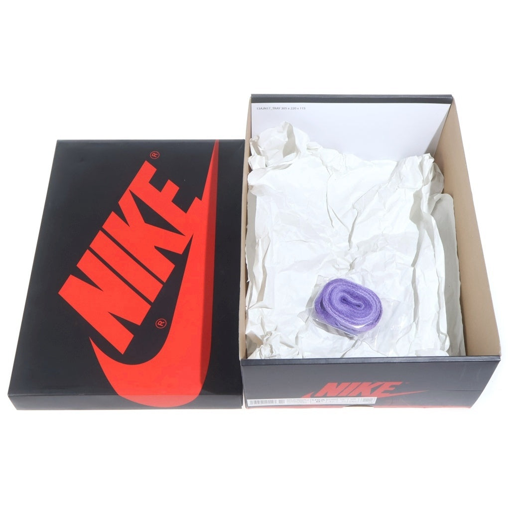 NIKE(ナイキ) AIR JORDAN 1 RETRO HIGH OG COURT PURPLE 555088-500 エアジョーダン1 レトロ コートパープル ハイカットスニーカー ホワイト/パープル US8.5/26.5cm