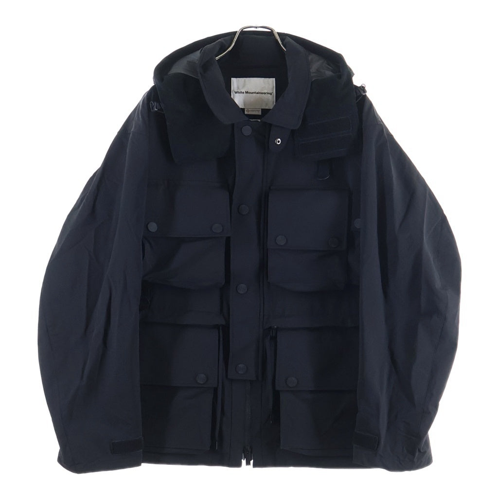 White Mountaineering(ホワイトマウンテニアリング) WINDSTOPPER MULTI POCKET JACKET マルチポケット トラゲッジジャスト ブラック WM2473219