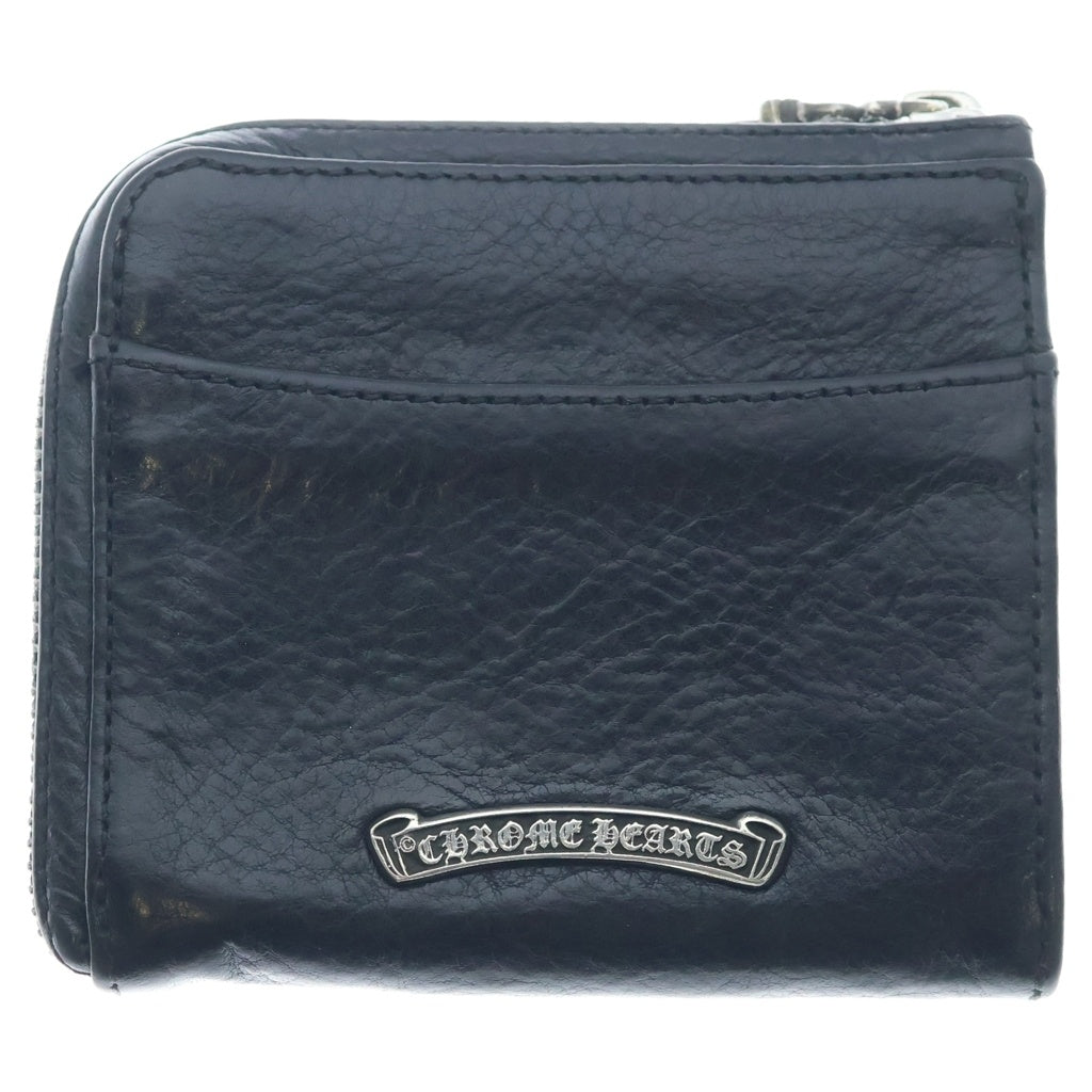 CHROME HEARTS(クロムハーツ) HLF RC F ZIP XS FILI PLS フィリグリープラス レザーハーフウォレット 財布 ブラック -
