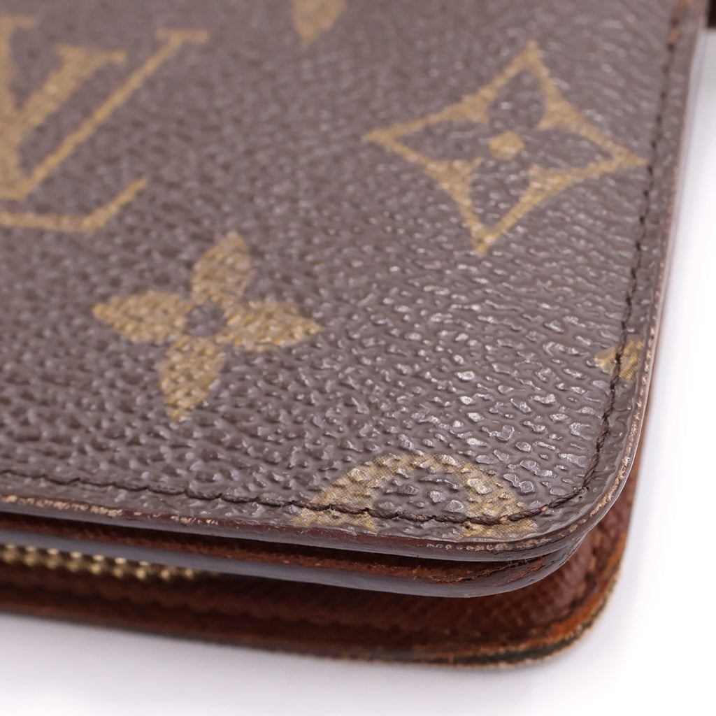 LOUIS VUITTON(ルイヴィトン) ポルトパピエ モノグラム ジップウォレット 二つ折り財布 M61207 レディース
