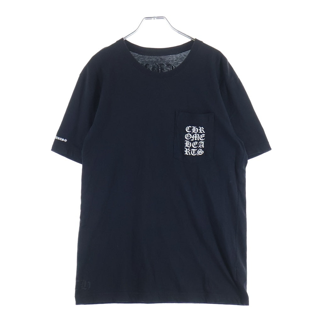 CHROME HEARTS(クロムハーツ) CH T-SHRT 英字ロゴプリント半袖Tシャツ カットソー ブラック