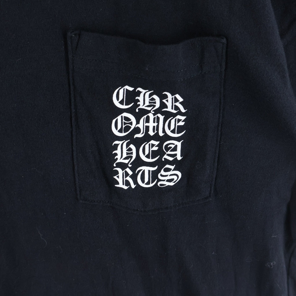 CHROME HEARTS(クロムハーツ) CH T-SHRT 英字ロゴプリント半袖Tシャツ カットソー ブラック