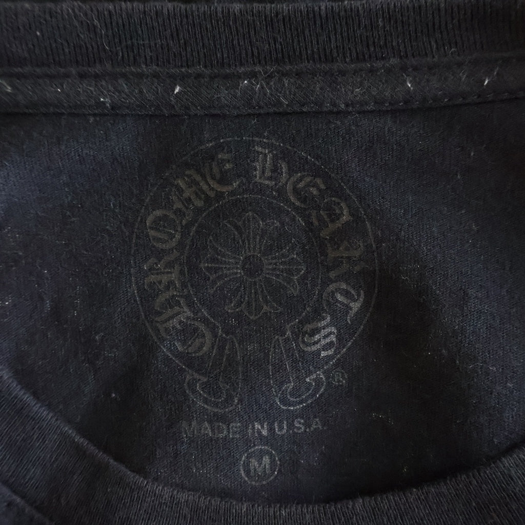 CHROME HEARTS(クロムハーツ) CH T-SHRT 英字ロゴプリント半袖Tシャツ カットソー ブラック