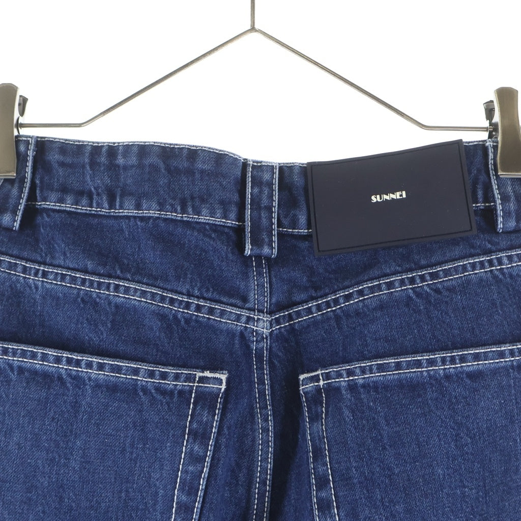 SUNNEI(スンネイ) クラシックフィット デニムパンツ ジーンズ インディゴ CRTWMBOT046