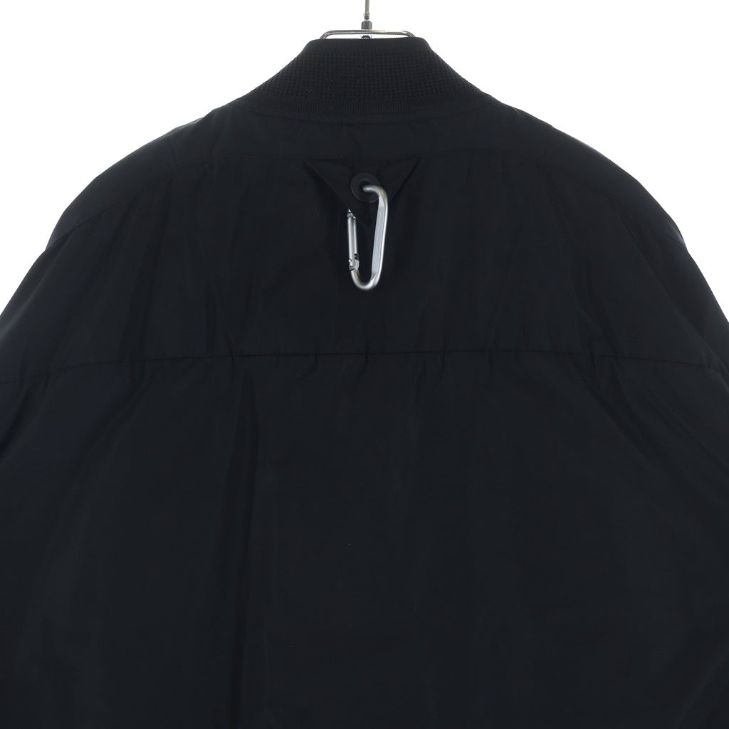 White Mountaineering(ホワイトマウンテニアリング) ASYMMETRY FLIGHTJACKET アシンメトリー フライトジャケット ブラック WM2571201