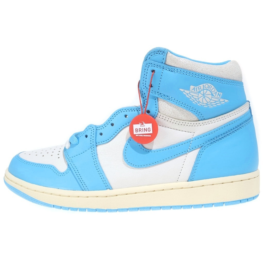 NIKE(ナイキ) AIR JORDAN 1 RETRO HIGH OG Reimagined エアジョーダン1 レトロ UNC リイマジンド ハイカットスニーカー ブルー/ホワイト US10.5/28.5cm DZ5485-402