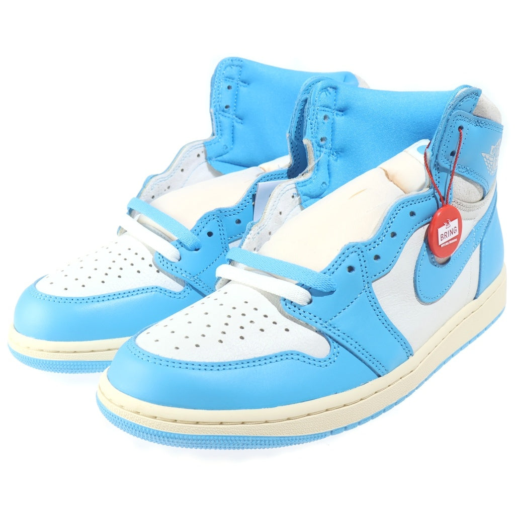 NIKE(ナイキ) AIR JORDAN 1 RETRO HIGH OG Reimagined エアジョーダン1 レトロ UNC リイマジンド ハイカットスニーカー ブルー/ホワイト US10.5/28.5cm DZ5485-402