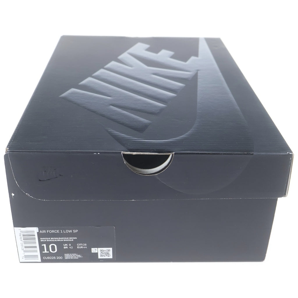NIKE(ナイキ) ×SUPREME AIR FORCE 1 LOW SP CU9225-200 シュプリーム エアフォース1 ローカットスニーカー ブラウン US10/28cm