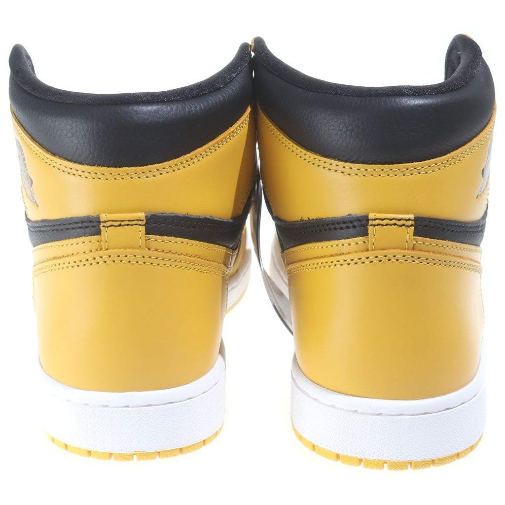 NIKE(ナイキ) AIR JORDAN1 RETRO HIGH OG POLLEN エアジョーダン1 パラン ハイカットスニーカー イエロー/ブラック 555088-701 US12/30cm