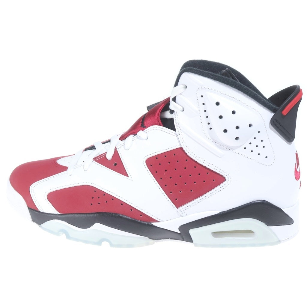 NIKE(ナイキ) AIR JORDAN 6 RETRO CARMINE CT8529-106 エアジョーダン6 カーマイン ハイカットスニーカー ホワイト/レッド US12/30cm