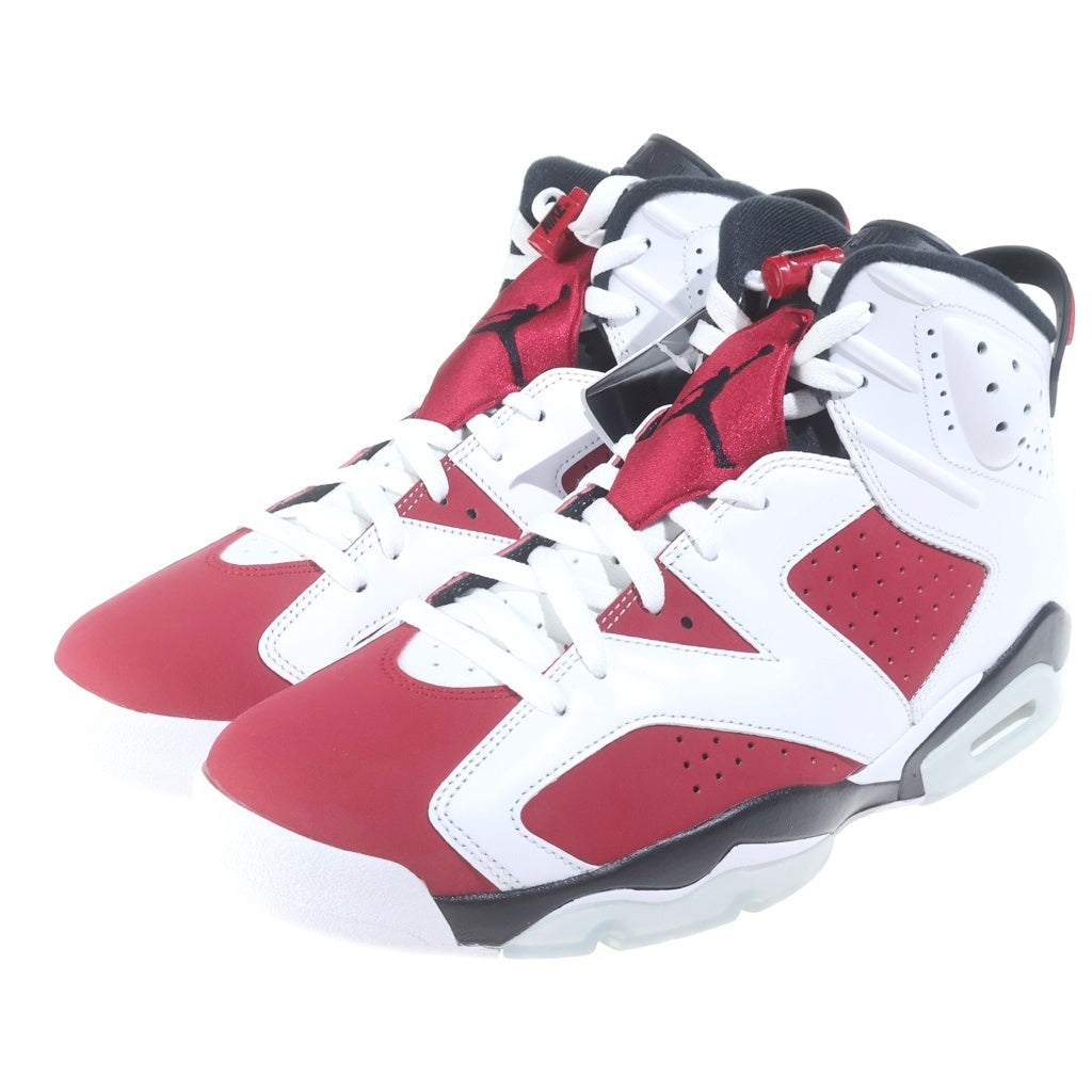NIKE(ナイキ) AIR JORDAN 6 RETRO CARMINE CT8529-106 エアジョーダン6 カーマイン ハイカットスニーカー ホワイト/レッド US12/30cm