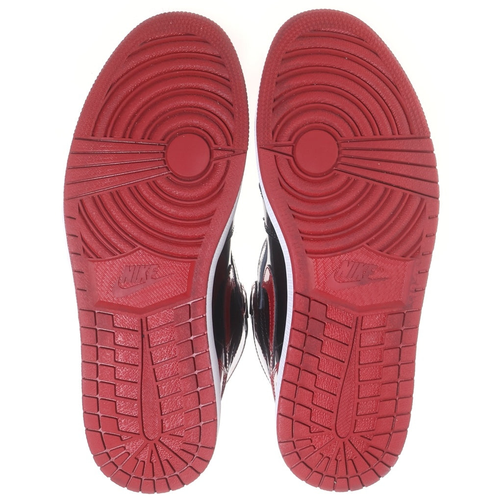 NIKE(ナイキ) AIR JORDAN 1 RETRO HIGH OG PATENT BRED 555088-063 エアジョーダン1 レトロ パテント ブレッド ハイカットスニーカー ブラック/レッド US12/30cm