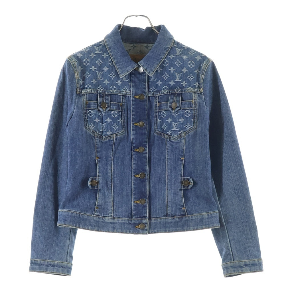 LOUIS VUITTON(ルイヴィトン) 06SS モノグラム デニムジャケット インディゴ RW062W WJJA15CKJ レディース