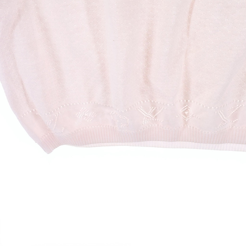 LOUIS VUITTON(ルイヴィトン) LVロゴ モノグラム コットン 半袖Tシャツカットソー ピンク - レディース