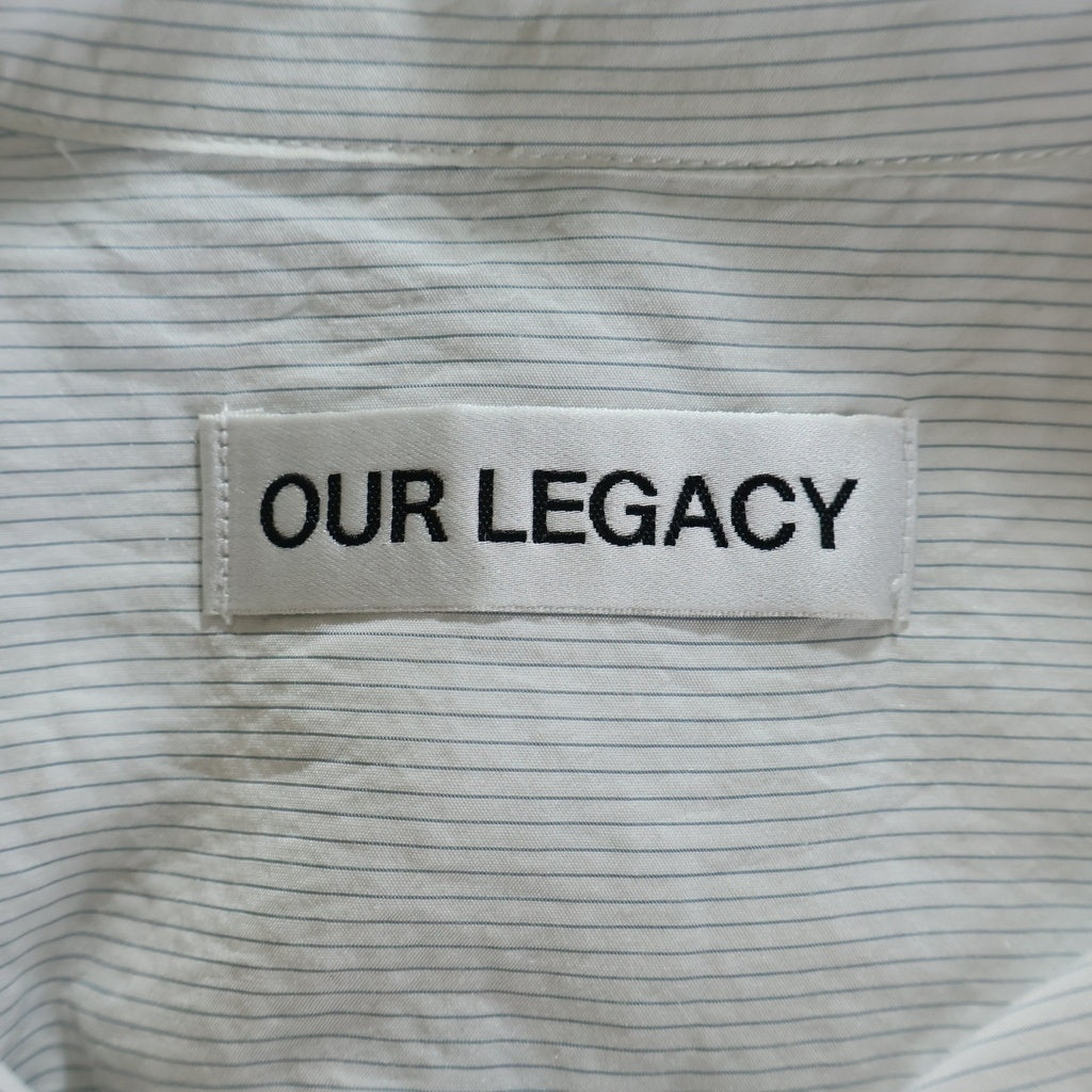 OUR LEGACY(アワーレガシー) VAST SHIRT ストライプ 長袖シャツカットソー ホワイト M2262VML