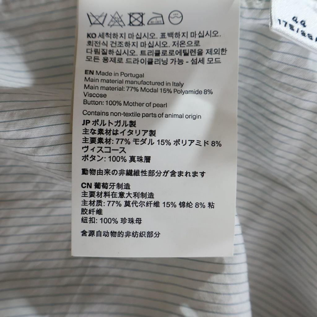 OUR LEGACY(アワーレガシー) VAST SHIRT ストライプ 長袖シャツカットソー ホワイト M2262VML