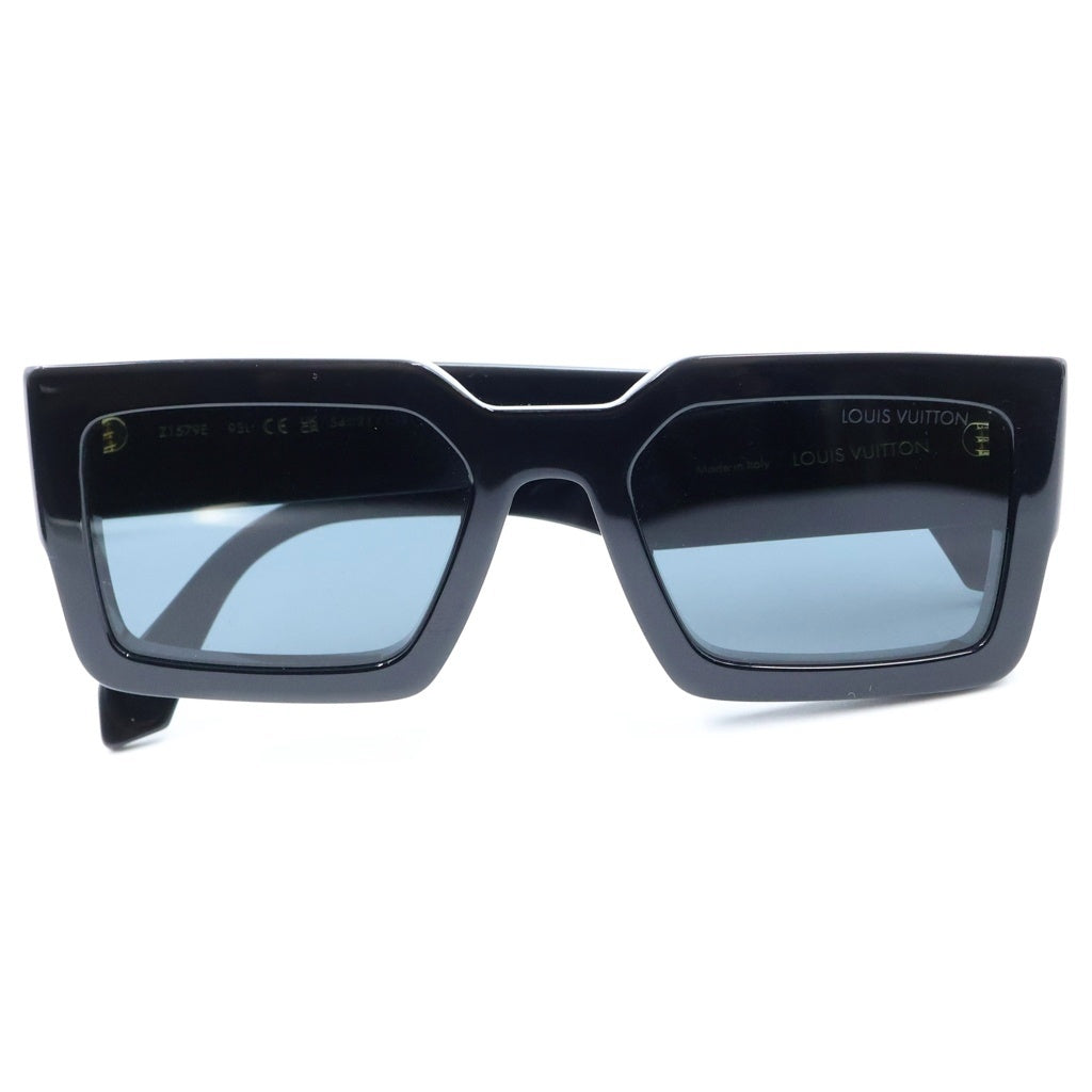 LOUIS VUITTON(ルイヴィトン) LV CLASH SQUARE SUNGLASSES メタルロゴ クラッシュ スクエア サングラス アイウエア 眼鏡 ブラック Z1579E