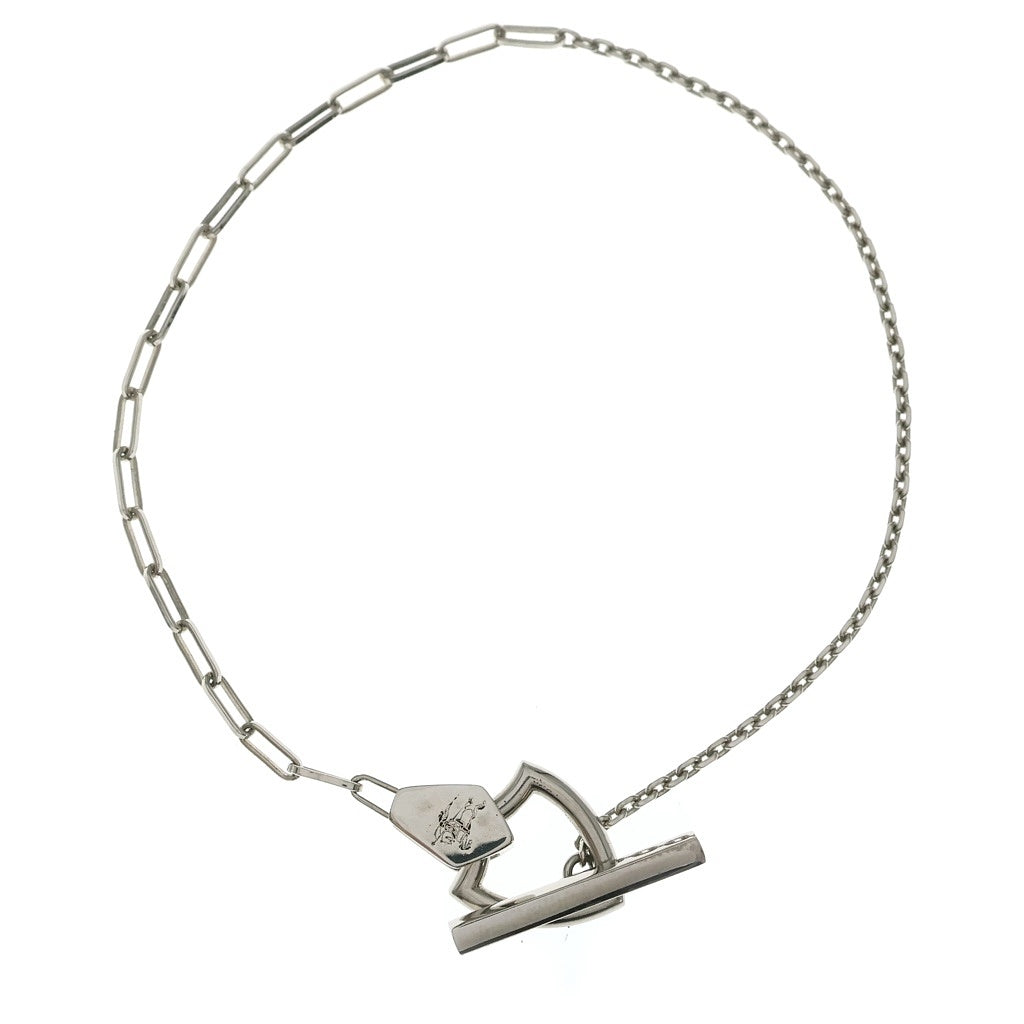 BURBERRY(バーバリー) SHIELD BRACELET シールドブレスレット シルバー レディース