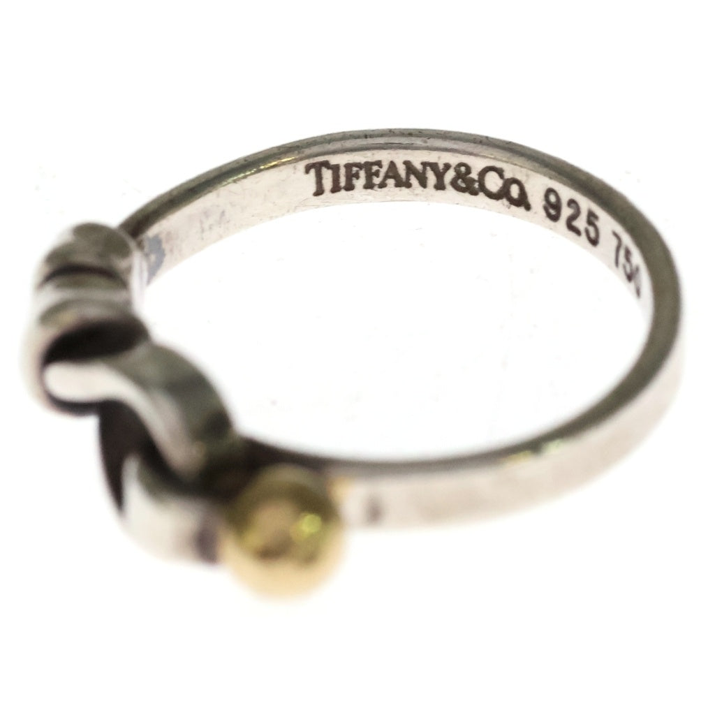TIFFANY & Co.(ティファニー) フラットワイヤー ラブノット リング シルバー レディース