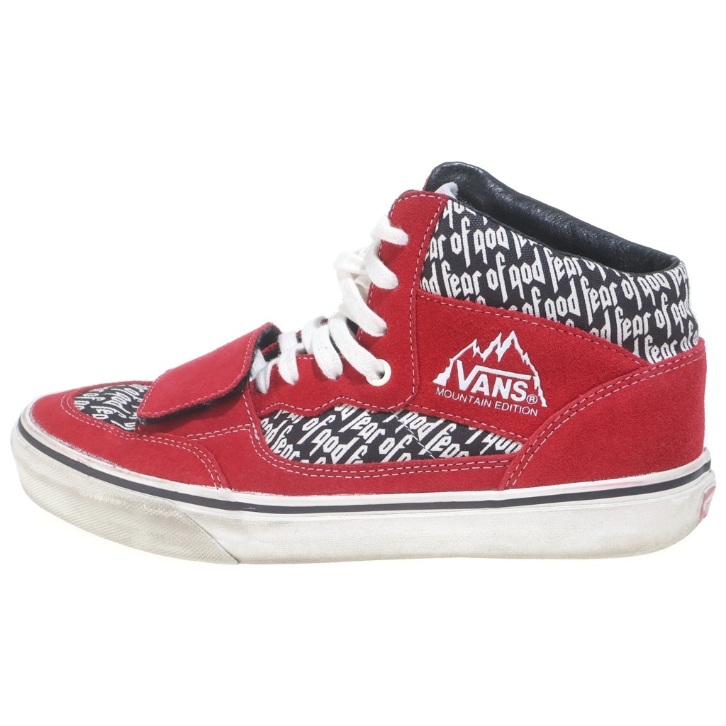 VANS(ヴァンズ) ×FEAR OF GOD MOUNTAIN EDITION ×フィアオブゴッド マウンテンエディション ミドルカットスニーカー 721454 US9/27.0cm レッド