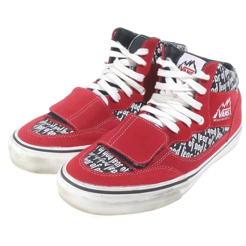 VANS(ヴァンズ) ×FEAR OF GOD MOUNTAIN EDITION ×フィアオブゴッド マウンテンエディション ミドルカットスニーカー 721454 US9/27.0cm レッド