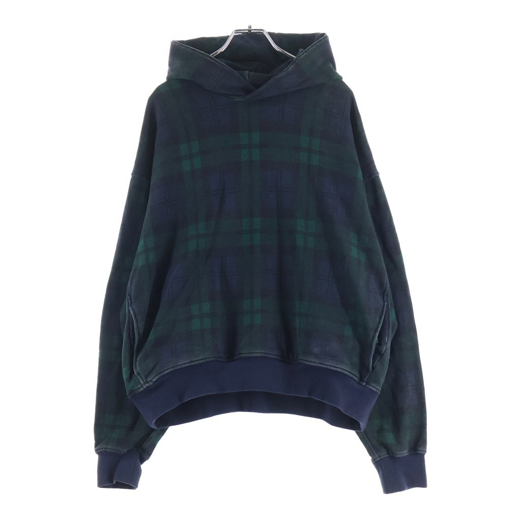 FEAR OF GOD(フィアオブゴッド) FIFTH COLLECTION 5thコレクション タータンチェック プルオーバーパーカー グリーン 5C17FTP