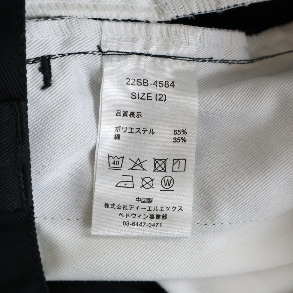 Dickies(ディッキーズ) ×BEDWIN T/C PANTS JESSEE ×ベドウィン チノパンツ 22SB4584 ブラック