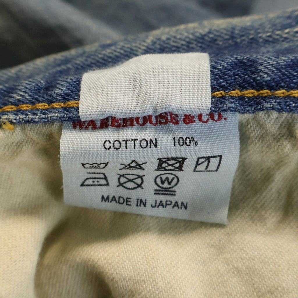 WAREHOUSE(ウェアハウス) Lot.1105 ストレートデニムパンツ インディゴ