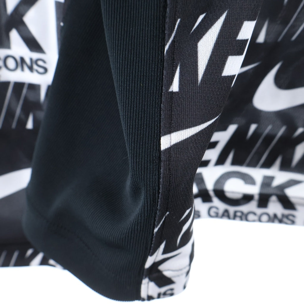 BLACK COMME des GARCONS(ブラックコムデギャルソン) 19AW ×NIKE LOGO ZIP PARKA ×ナイキ ロゴジップパーカー ブラック 1D-T107