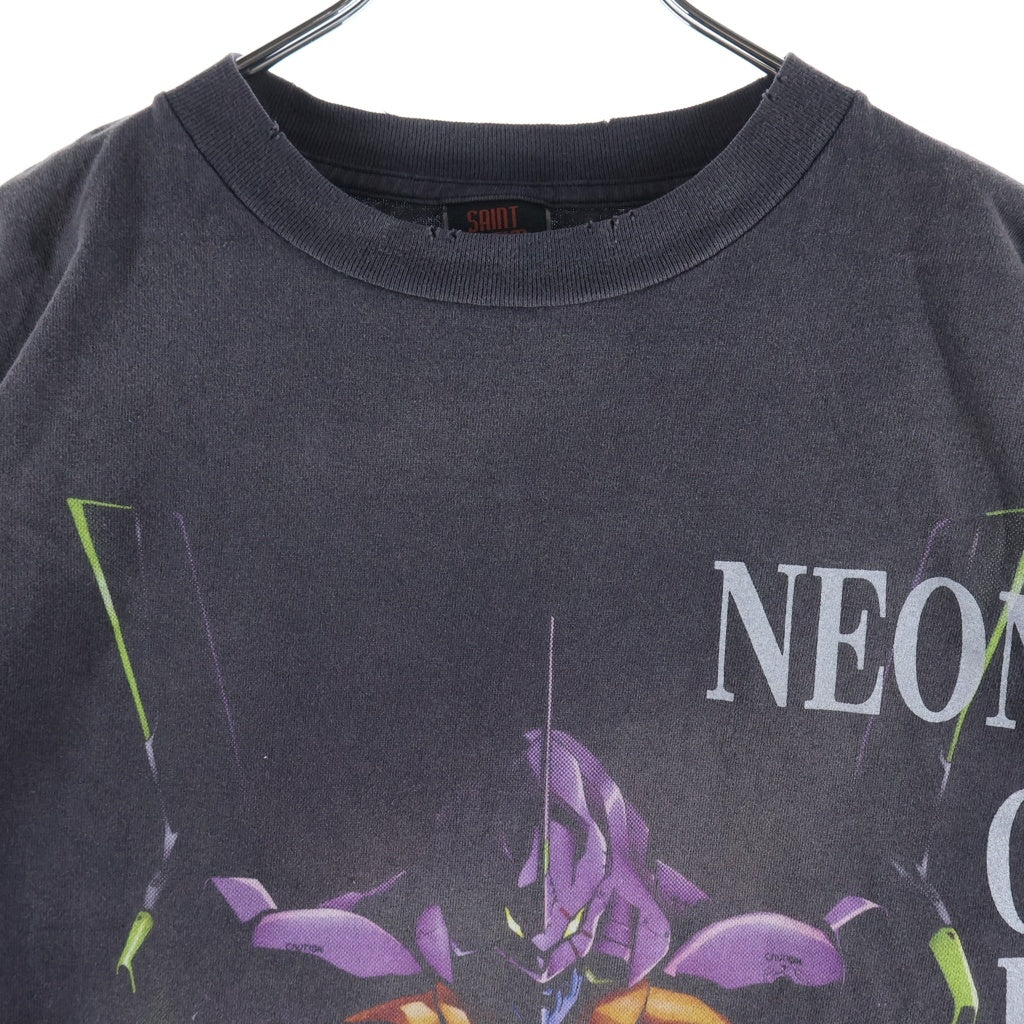 SAINT MICHAEL(セントマイケル) 24SS EVANGELION EV SS TEE 新世紀 エヴァンゲリオン Tシャツ ブラック SM-YS8-0000-C24